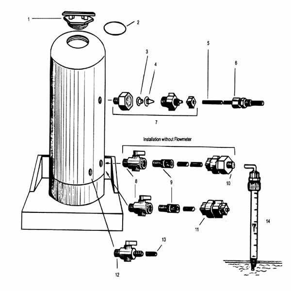 BIOLAB MA 18BFM Chlorinator Parts