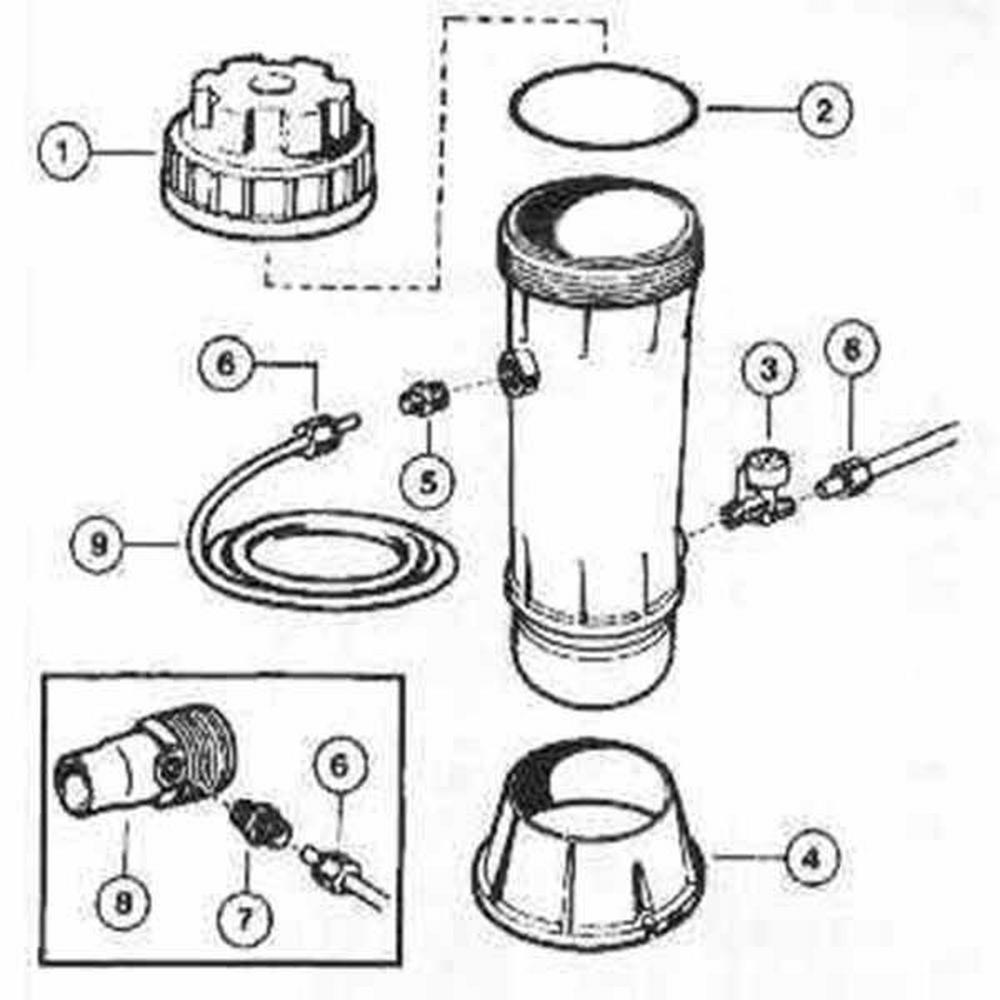 Hayward CL-110 Chlorine Feeder Parts