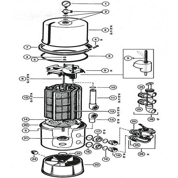 Hayward Micro-Clear SS D.E. Pool Filter Replacement Parts | In The Swim