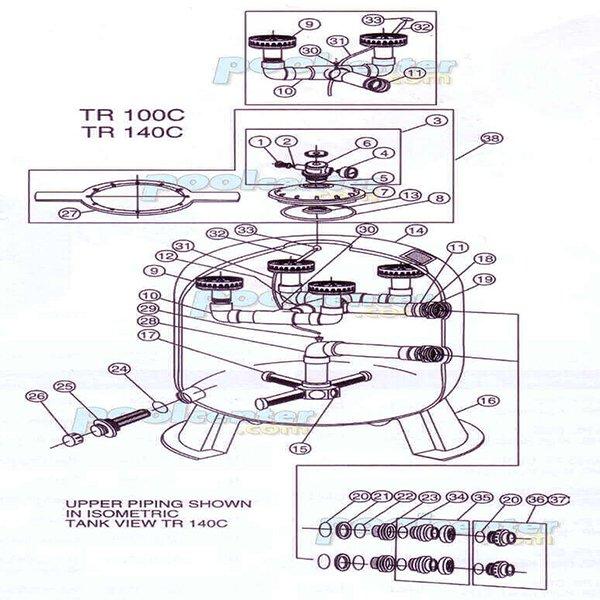 Parts For Pac Fab (Triton Commercial) Triton II TR100C and TR140C Sand