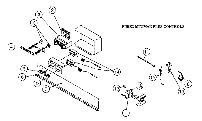 Parts For Purex Minimax Swimming Pool Heaters Mini Max Control Parts