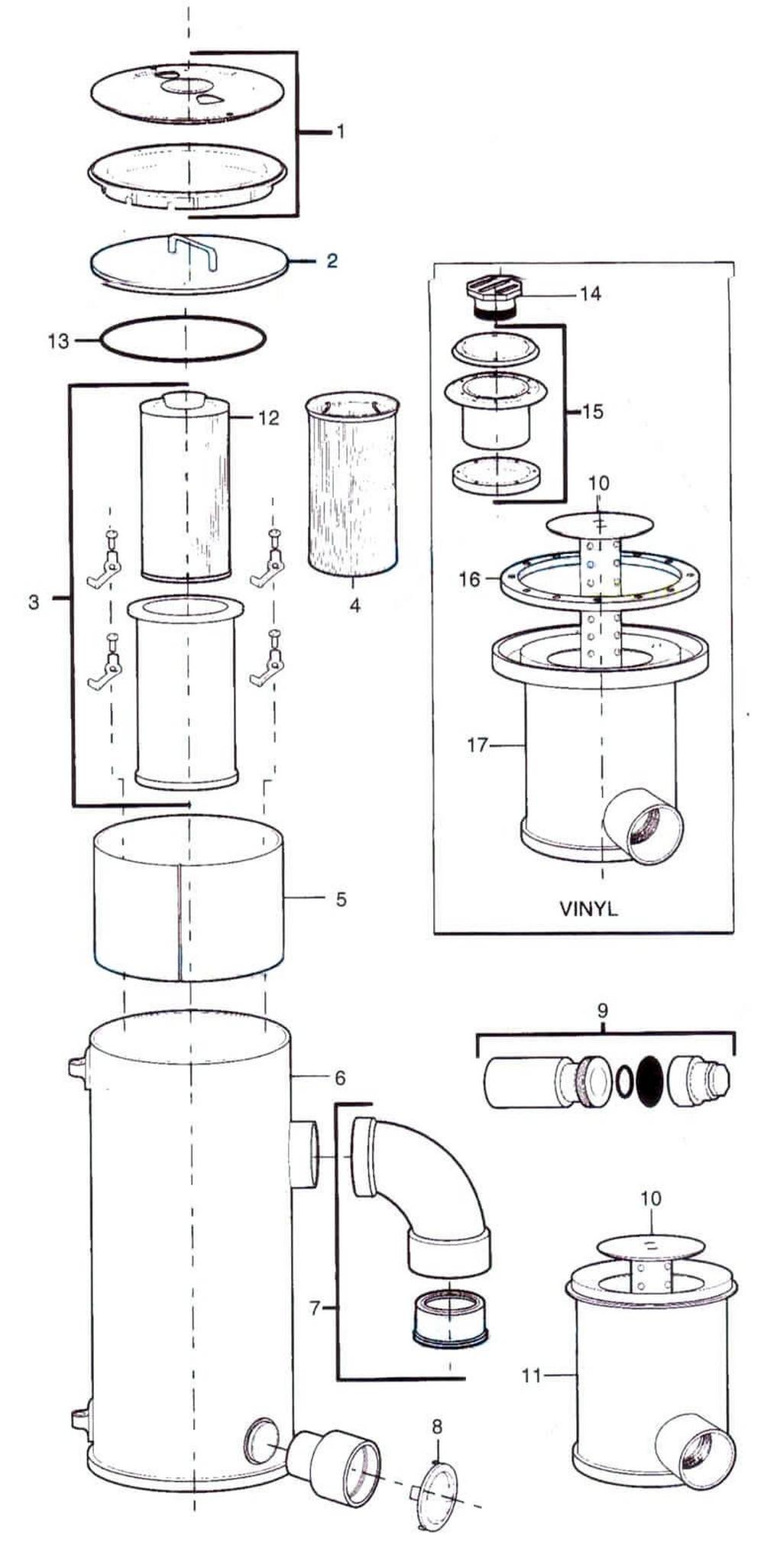 CareTaker Leaf Trapper Venturi-Powered Skimmer / Main Drain Parts image