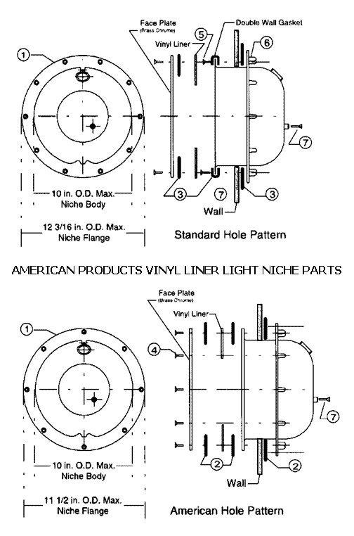 Amerlite Vinyl Niche Parts