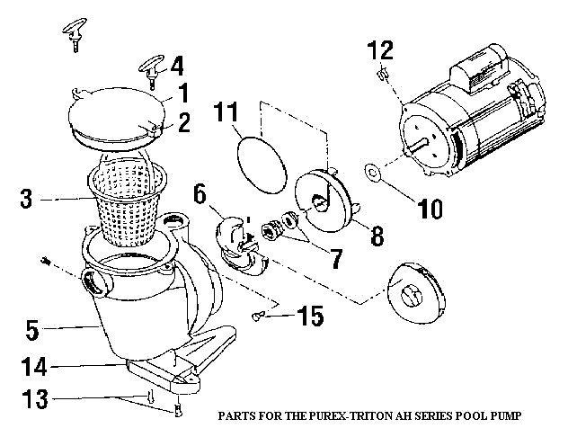 Purex Pentair Series A Pool Pump Parts Discount Parts For Purex