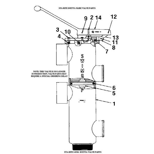 Duetta Plastic Slide Valve, 14936