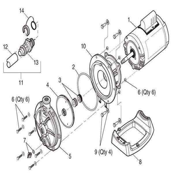 Polaris PB460 Booster Pump Parts In The Swim