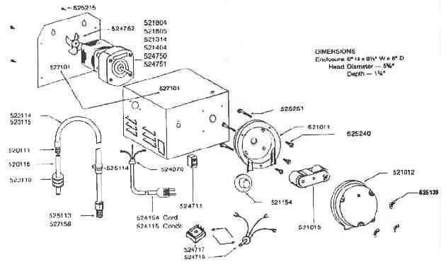 Rola-Chem RC-500/503 Chlorinator Parts