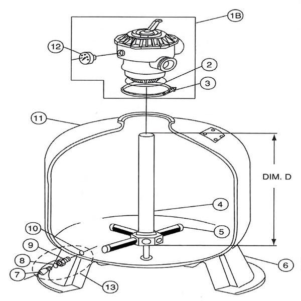 (Sand Dollar) SD35 / SD40 / SD60 Filter Parts