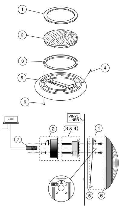 Aqua-Lumin Pool Light Replacement Parts