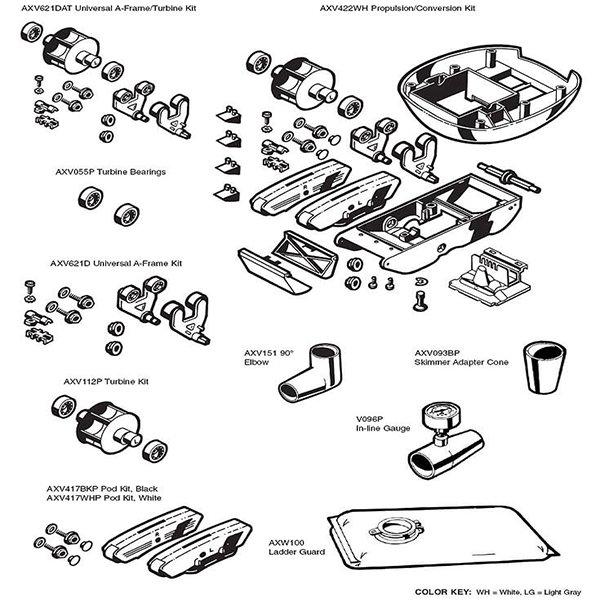 AquaDroid Elite Parts Kits