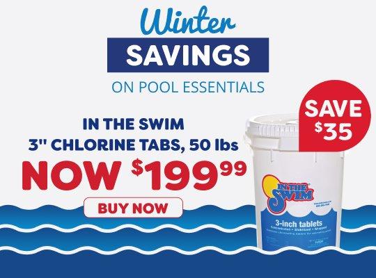 $199.99 50 lb. Chlorine Tabs