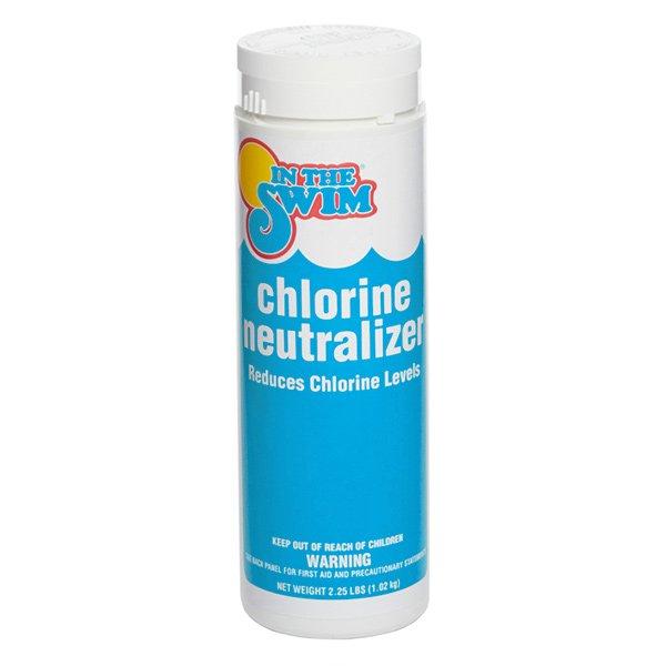 in the swim pool water chlorine neutralizer