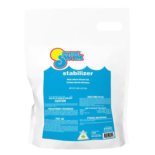 cyanuric acid chlorine stabilizer for saltwater pools