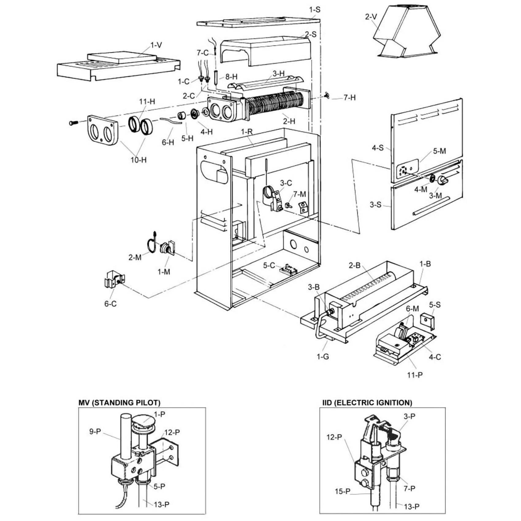 Raypak 055 Series - 055A Heater Parts