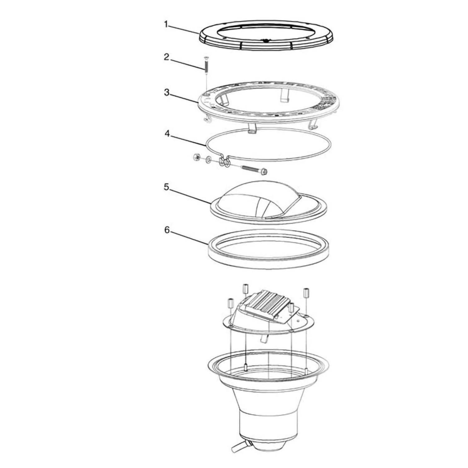 Pentair IntelliBrite Color LED Light Part Schematic