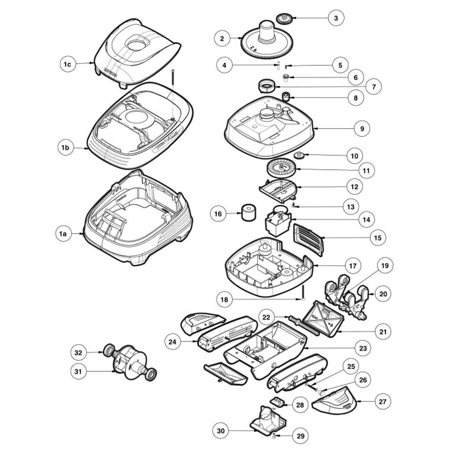 Pool Vac XL Pool Cleaner Parts