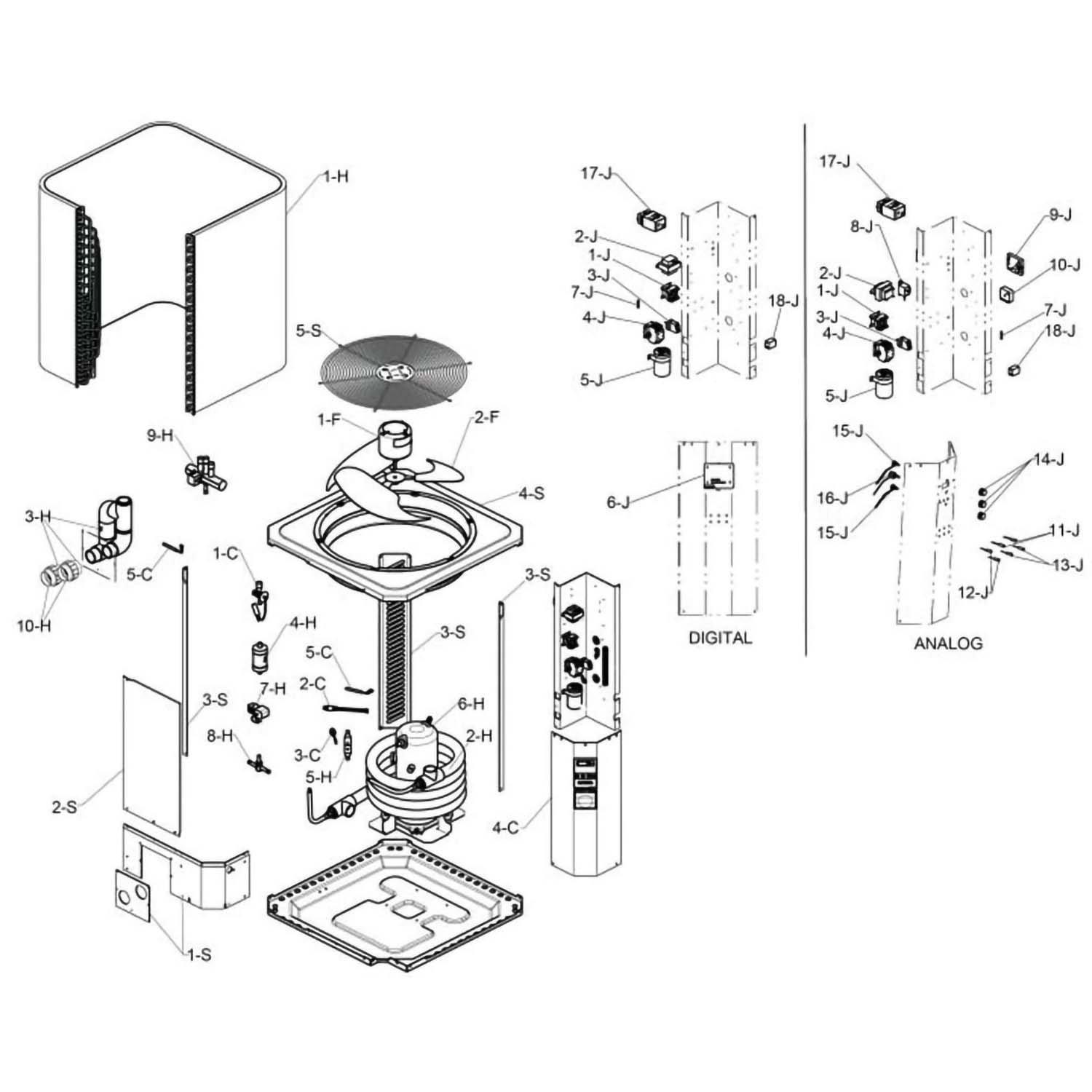 Raypak Heat Pump RHP 5350, 6350 & 8350 Leslie's Pool Supplies