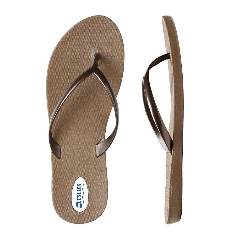 Okabashi Flip Flops Shoreline Toffee/Copper, Size 9 | Leslie's Pool ...