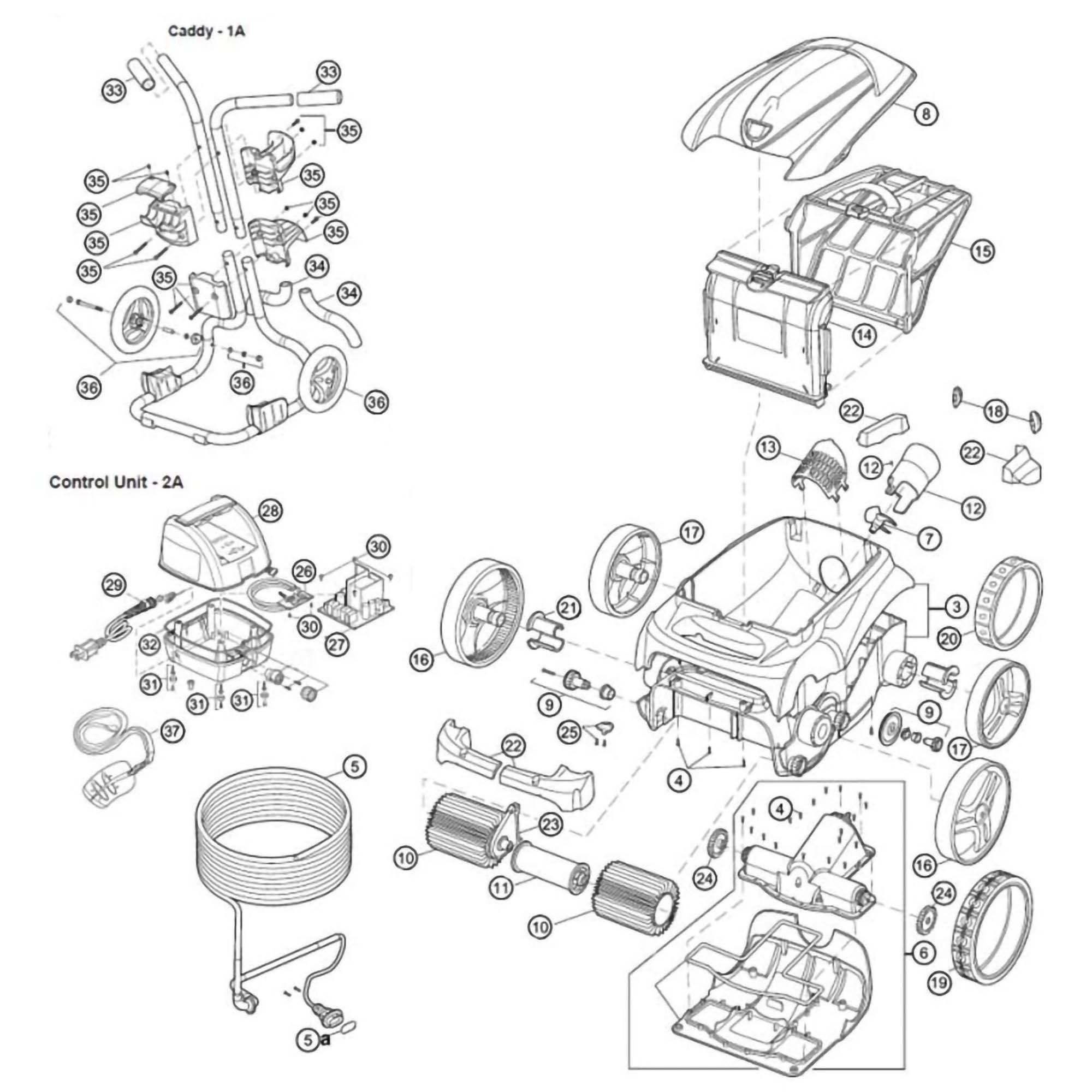 Polaris 9300xi Sport Pool Cleaner Parts