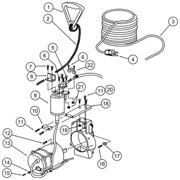 Aqua Vac Shark 2 Swivel Assembly Parts