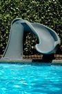 Cyclone Pool Slide with Right Curve