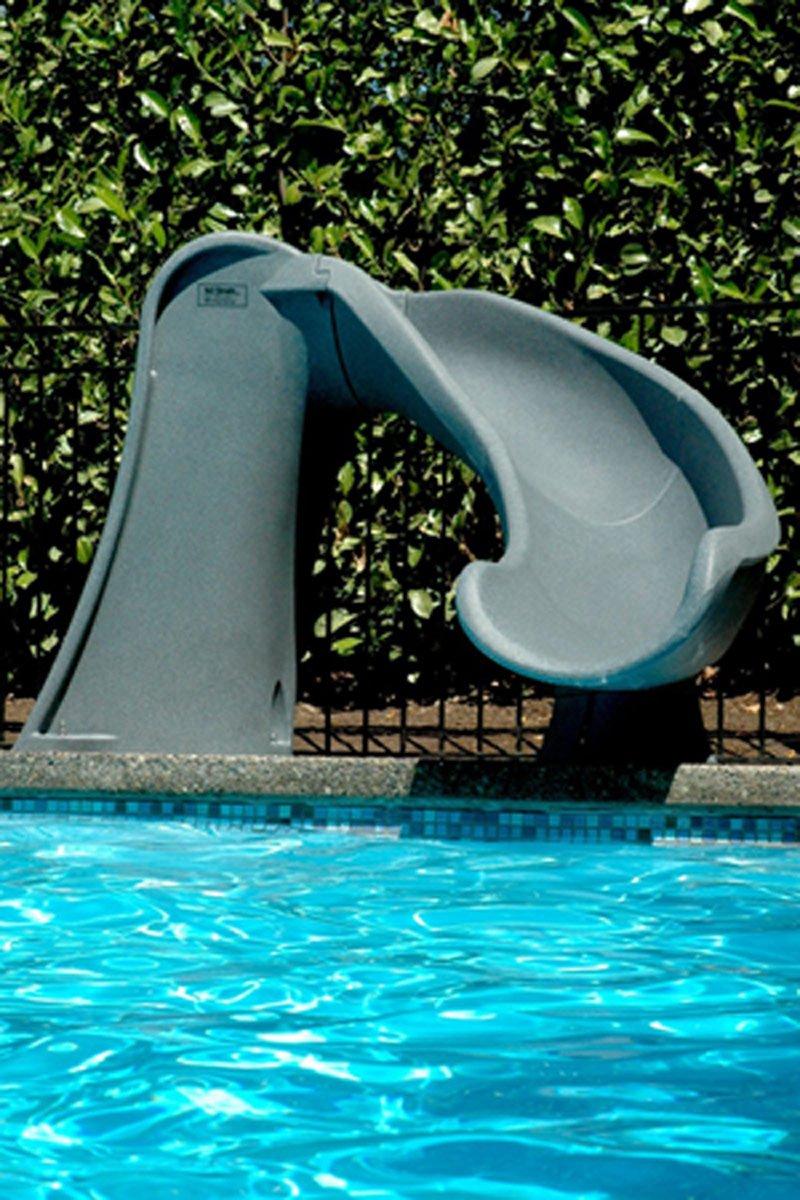 Cyclone Pool Slide with Right Curve In The Swim