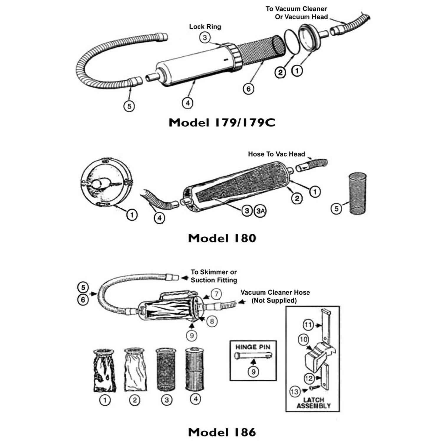 Pentair Leaf Trap Replacement Parts