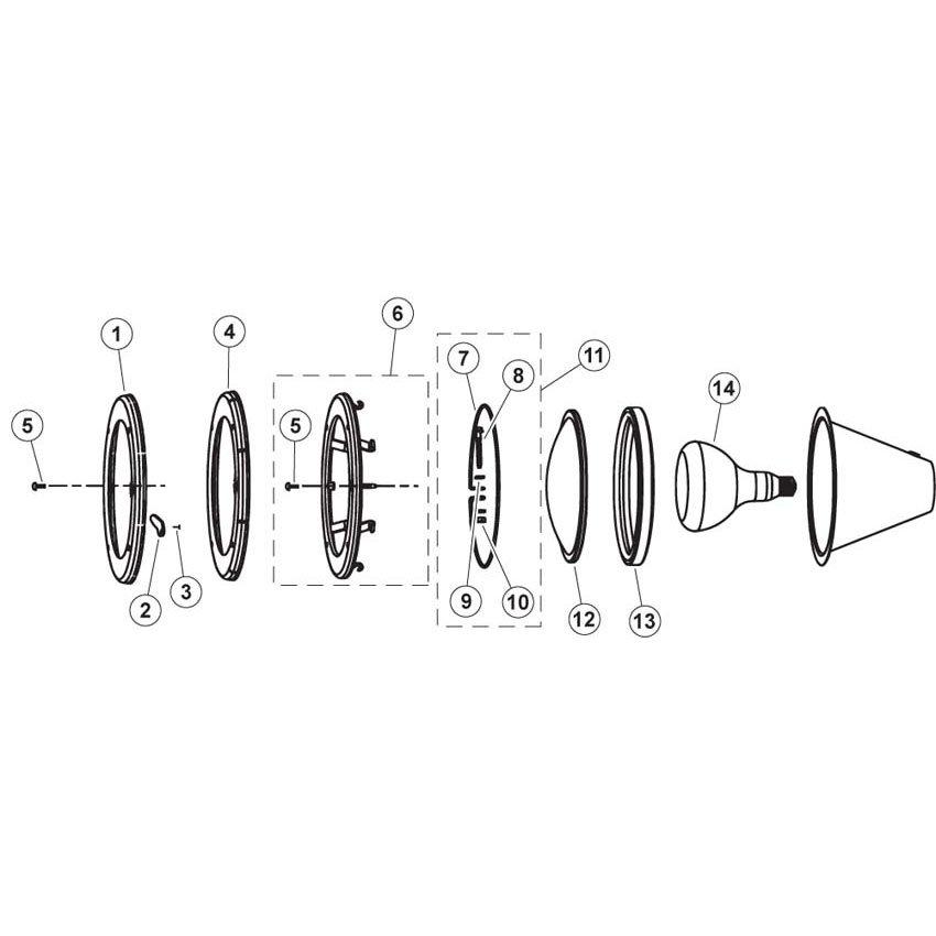 Pentair Amerilite Pool Light Parts