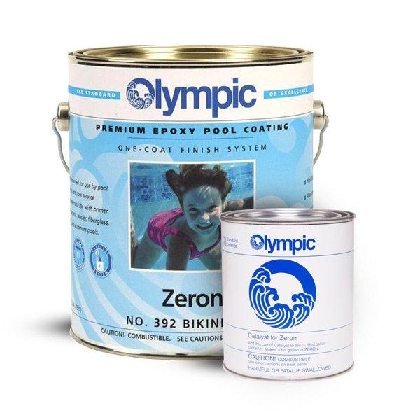 Kelly Technical  Olympic Zeron Epoxy Pool Paint 1 Gallon Blue Mist  395GL