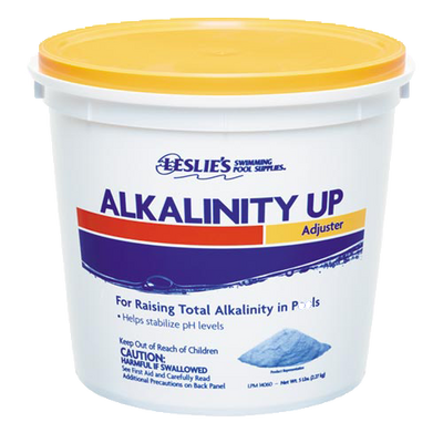 A bucket of a special chemical named Alkalinity Up