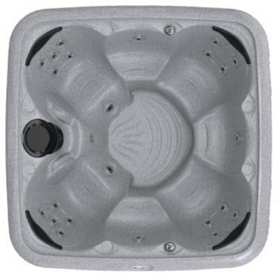 a top view of an aquarest 84s hot tub