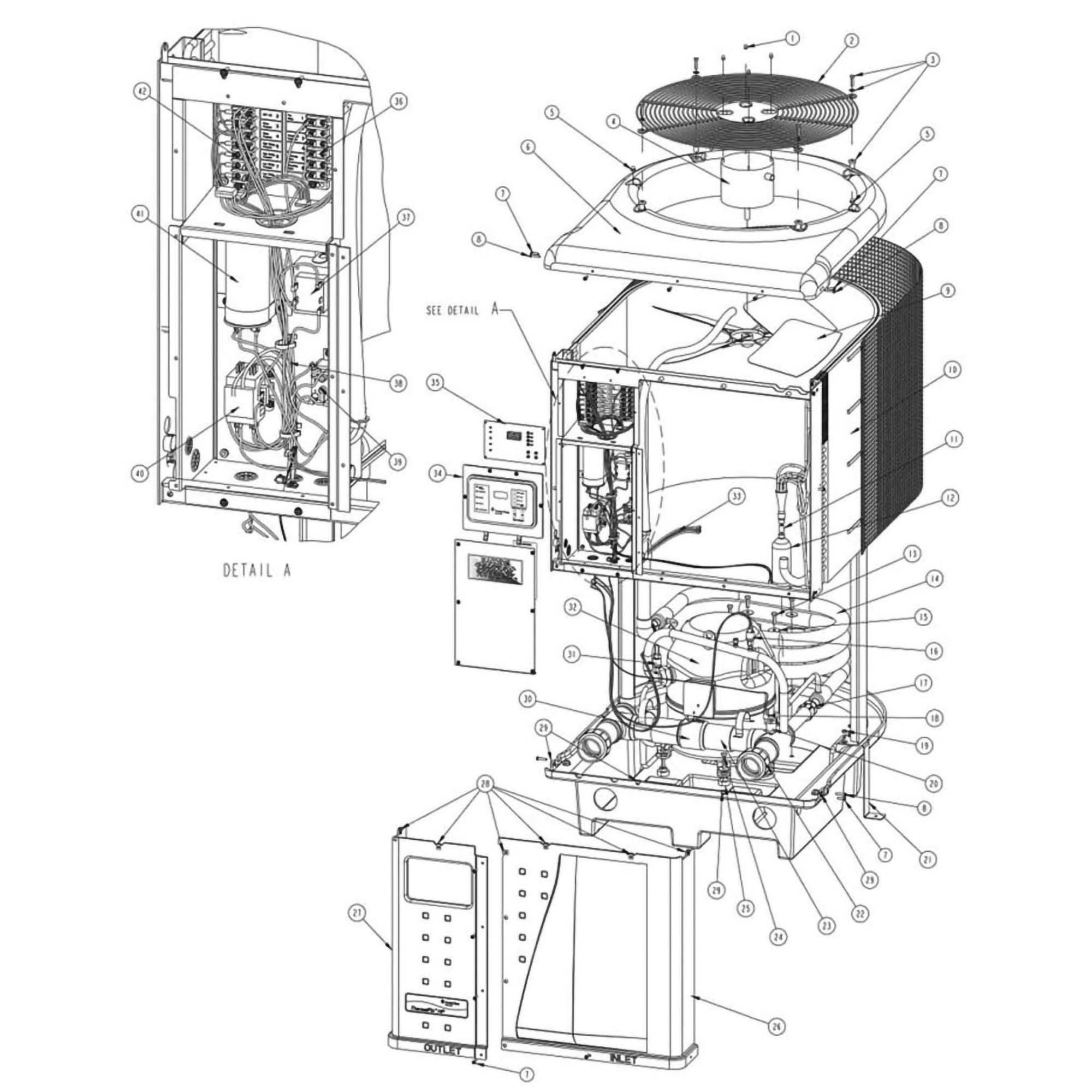 Pentair ThermalFlo Pool Heat Pump Parts