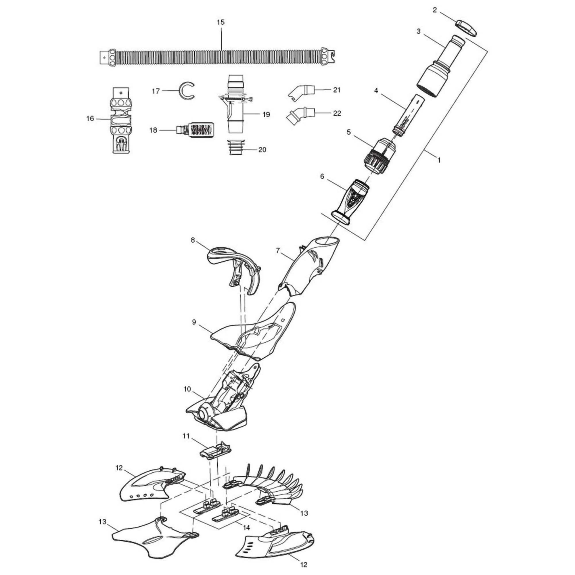 Zodiac X7 Quattro Pool Cleaner Replacement Parts