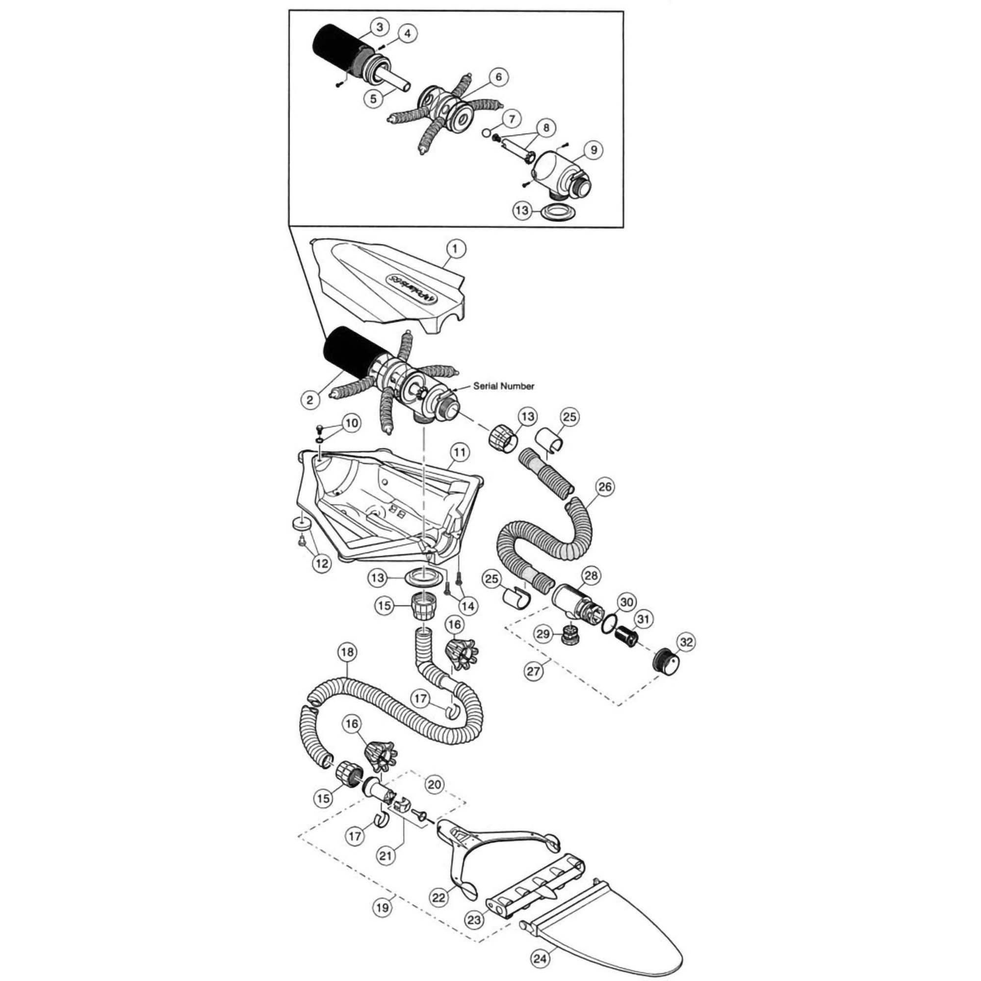 Polaris  65 Above Ground Pool Cleaner Parts