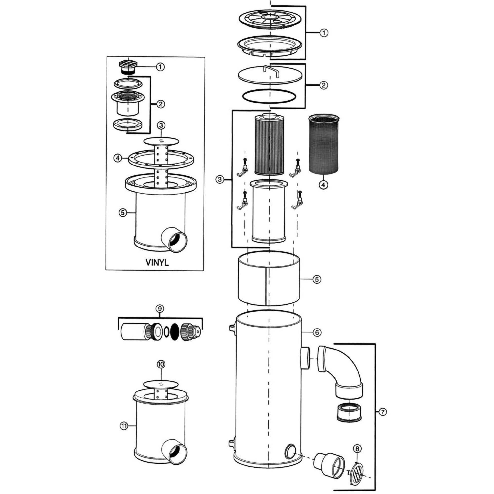 Polaris LeafTrapper Vacuum & Leaf Trap Parts