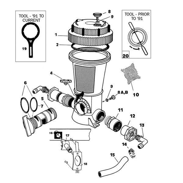 King Technology New Water Perform-Max Pool Frog In-Ground Cycler Parts