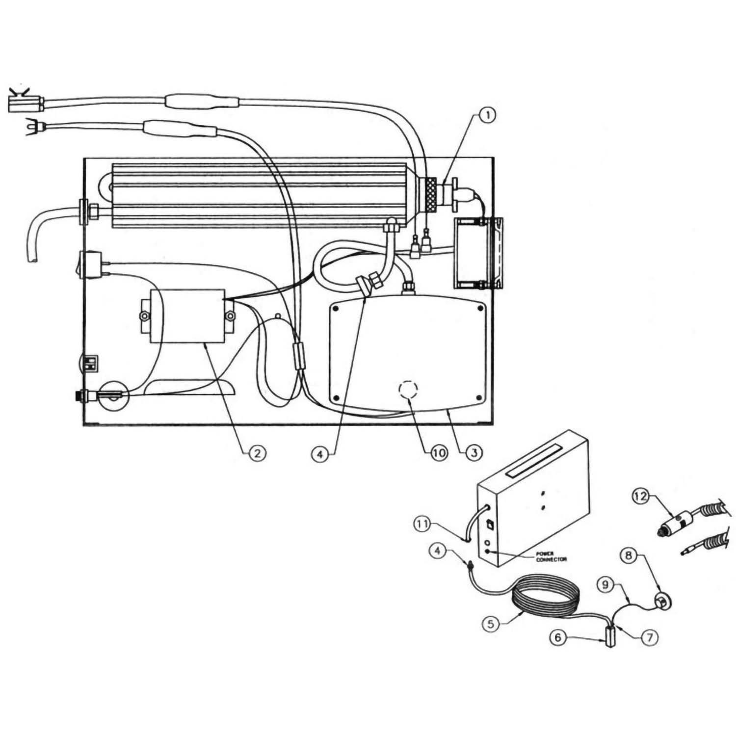 Del Ozone ZO-151 Ozonator Part List