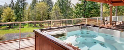 An image representative of the blog article titled Hot Tub Safety Tips