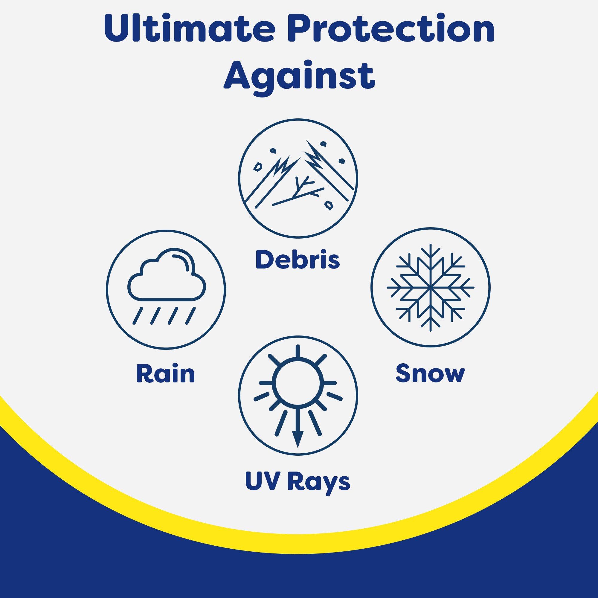 Deluxe 16 x 32 Oval Above Ground Winter Cover 12-Year Warranty