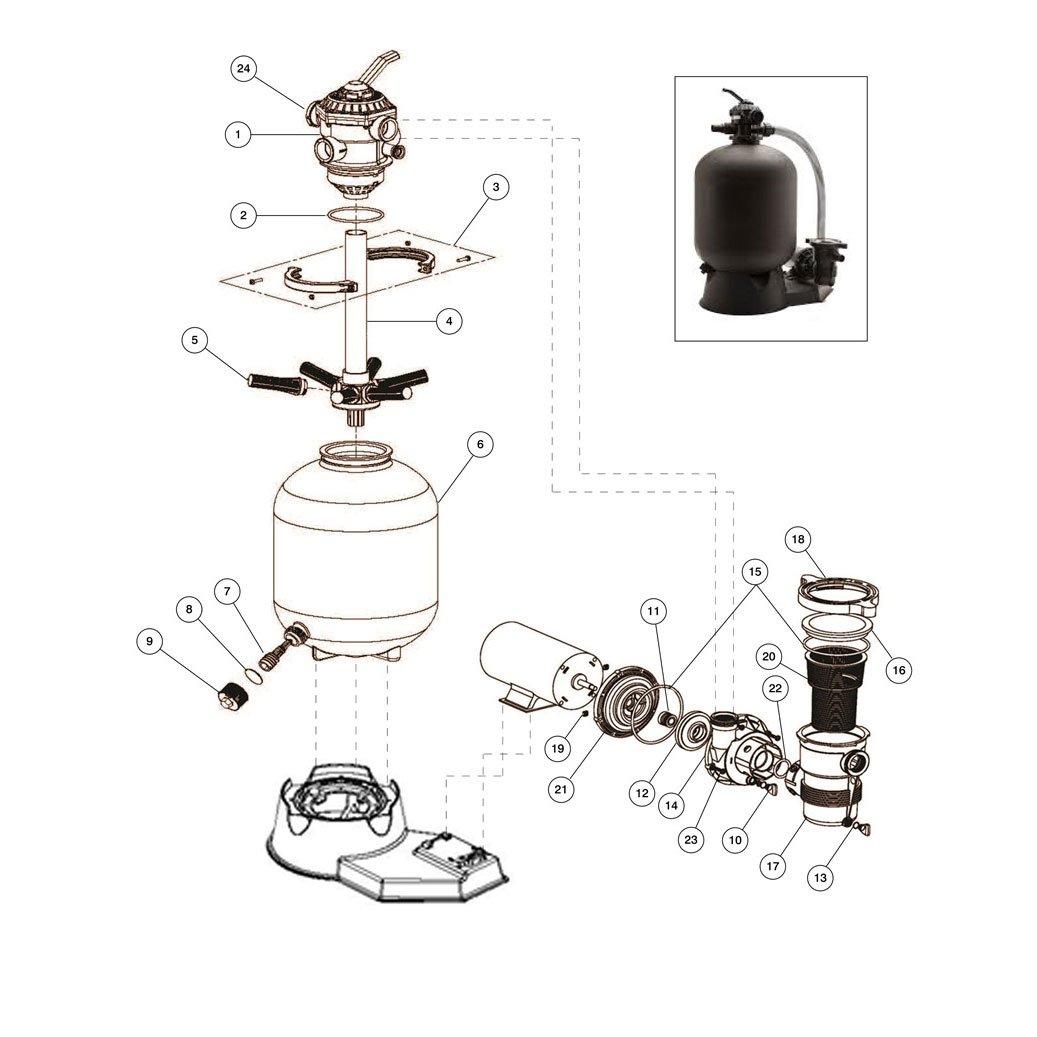 Jacuzzi JSA Pool Filter Parts
