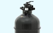 13 inch Sand Filter System with 0.75HP Aboveground Pool Pump Swimming Pool Above-Ground Bundle with Stand, Size: 4, Blue