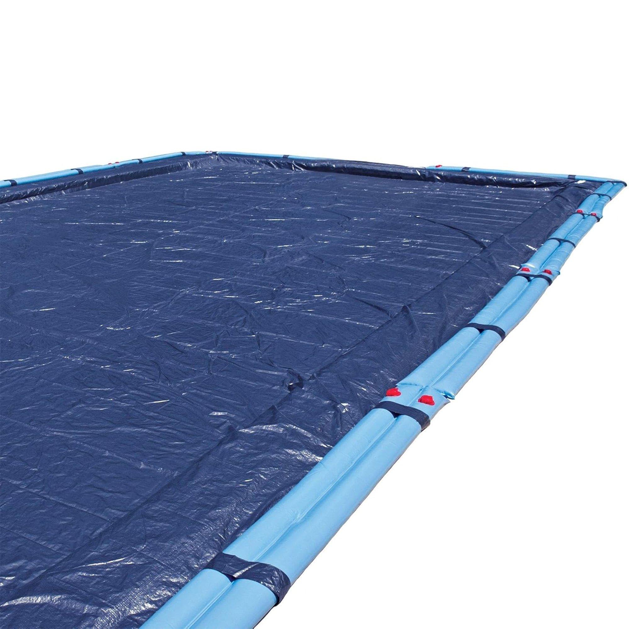 Rectangle Polar Inground Winter Pool Cover 10 Year Warranty Blue