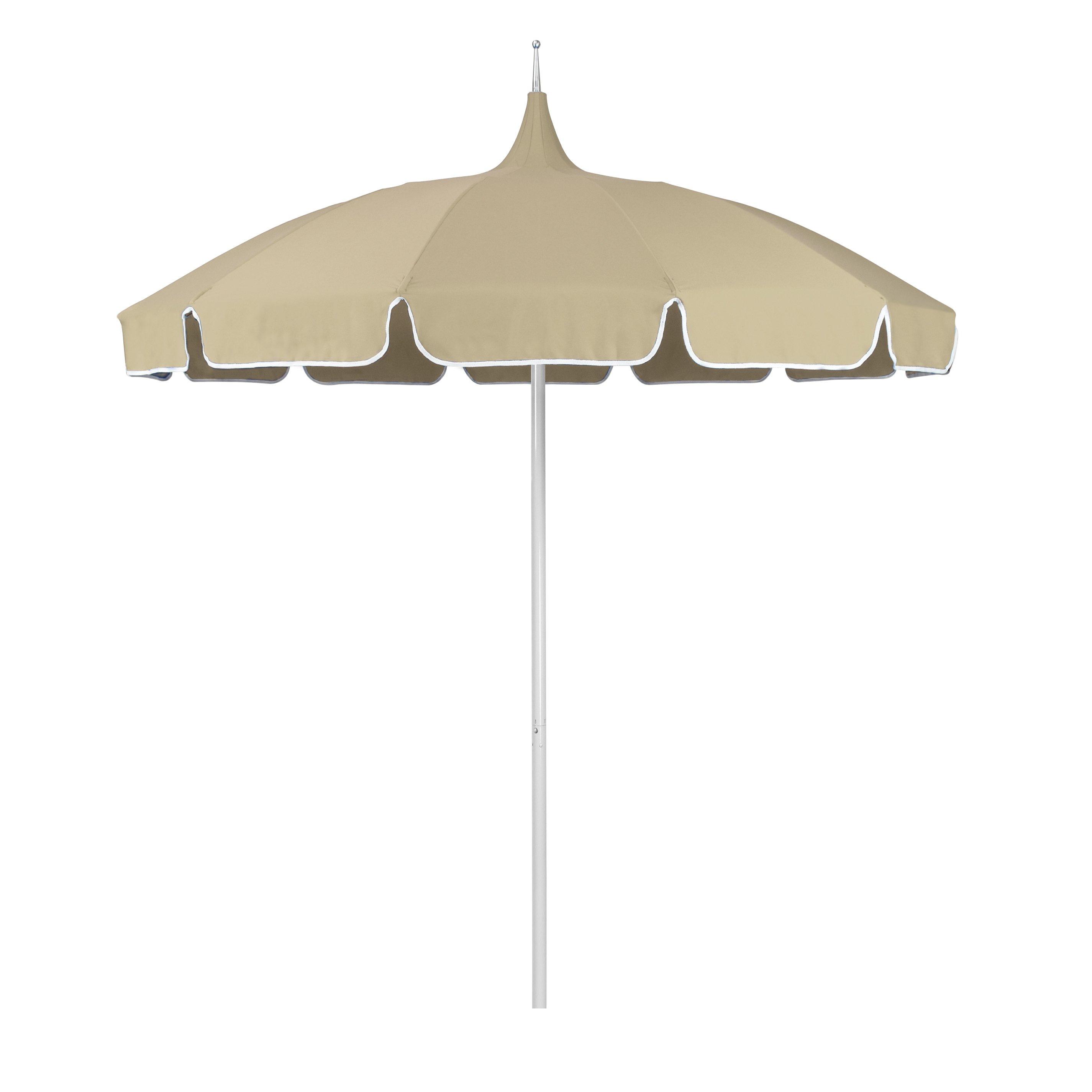 Vintage Pagoda Solid 8.5 Umbrella  Natural