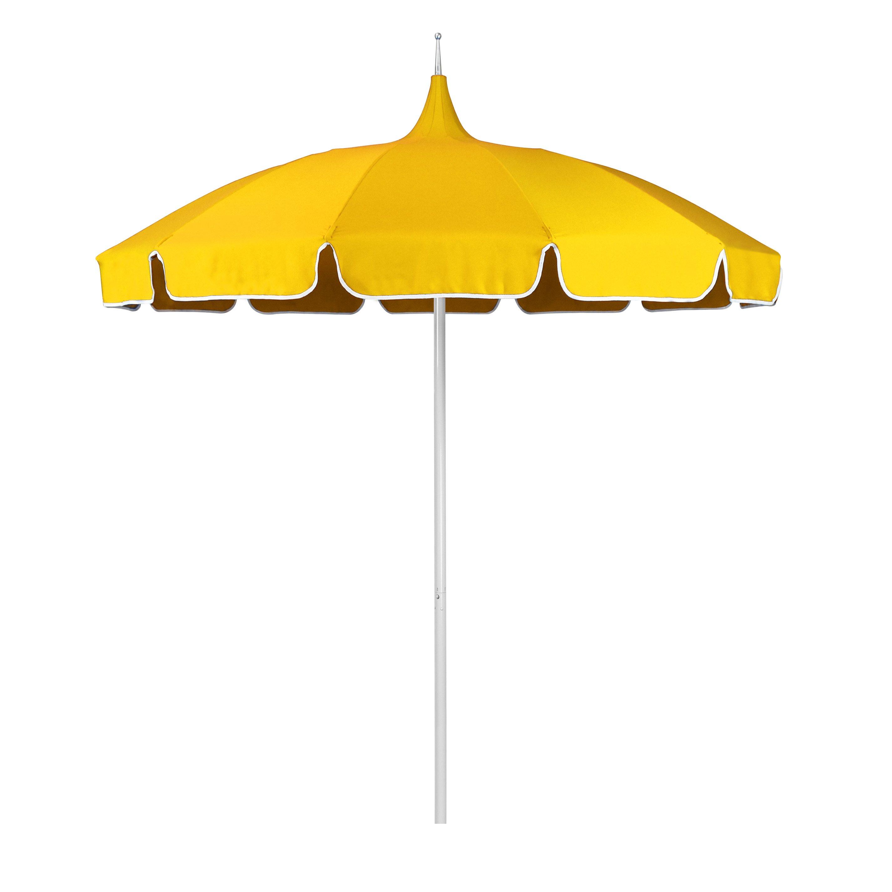 Vintage Pagoda Solid 8.5 Umbrella  Natural