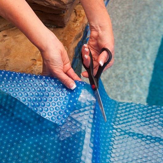 Midwest Canvas  24 x 40 Rectangle Blue Solar Pool Cover Five Year Warranty 12 Mil