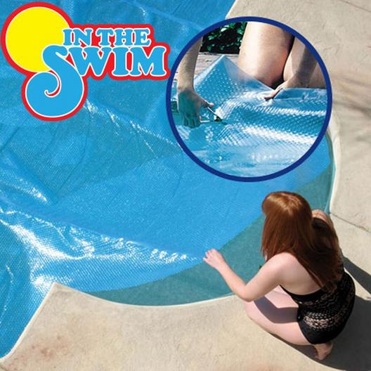 In The Swim  Premium 12 Mil Blue Solar Blanket 18x33 ft Oval