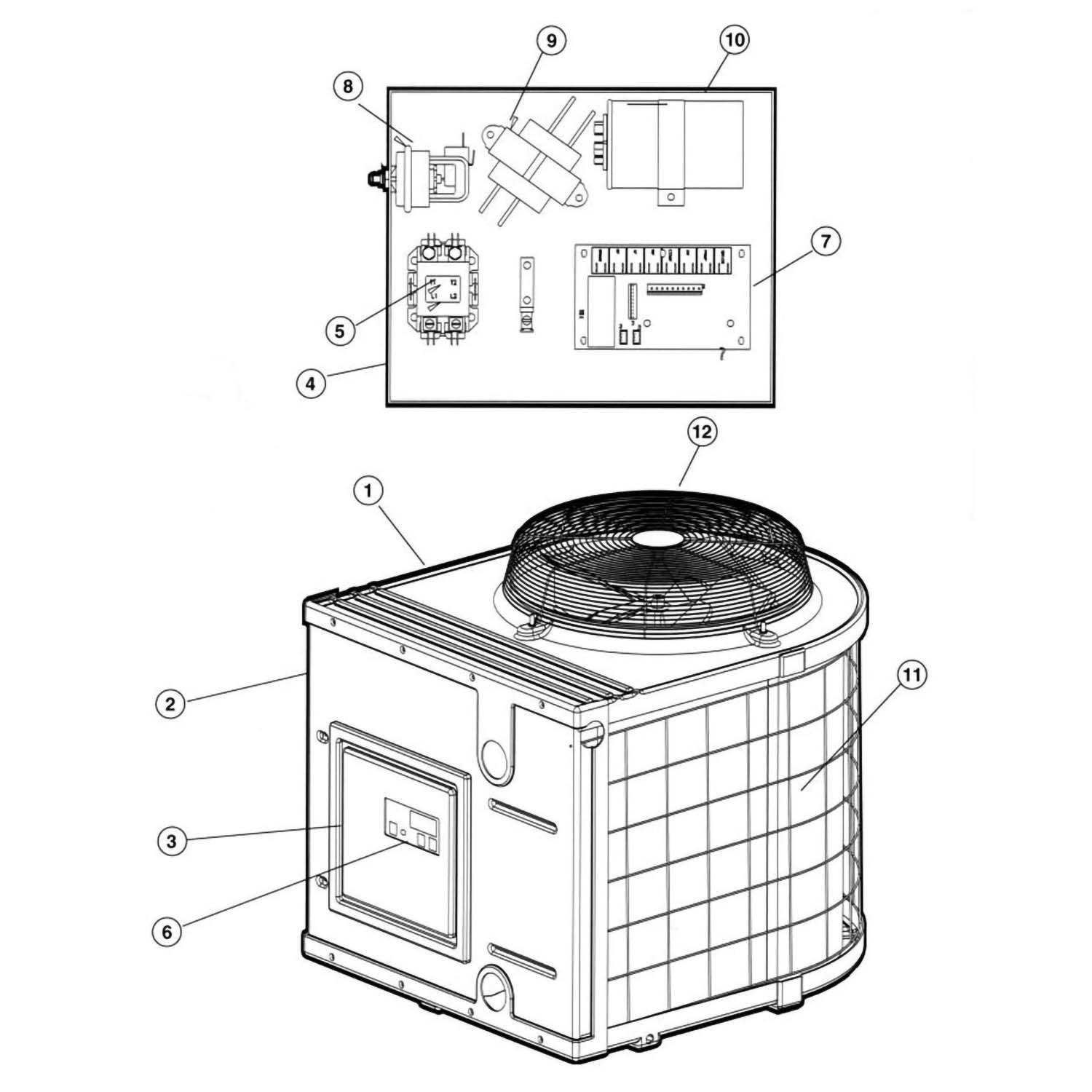 Hayward HeatPro Heat Pump HP5, H/C & HP3100 Leslie's Pool Supplies