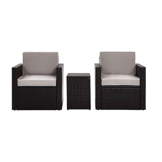 Crosley  Palm Harbor 3-Piece Set with Two Armchairs and Side Table