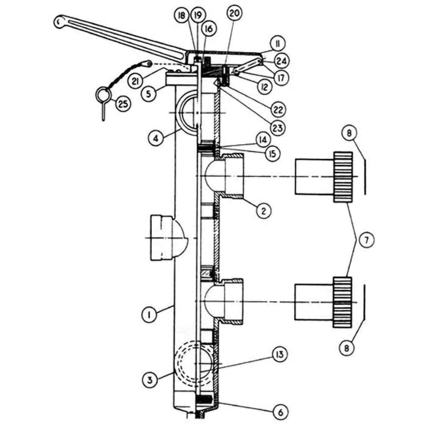 Slide Backwash Valve Baker Hydro Vertilever