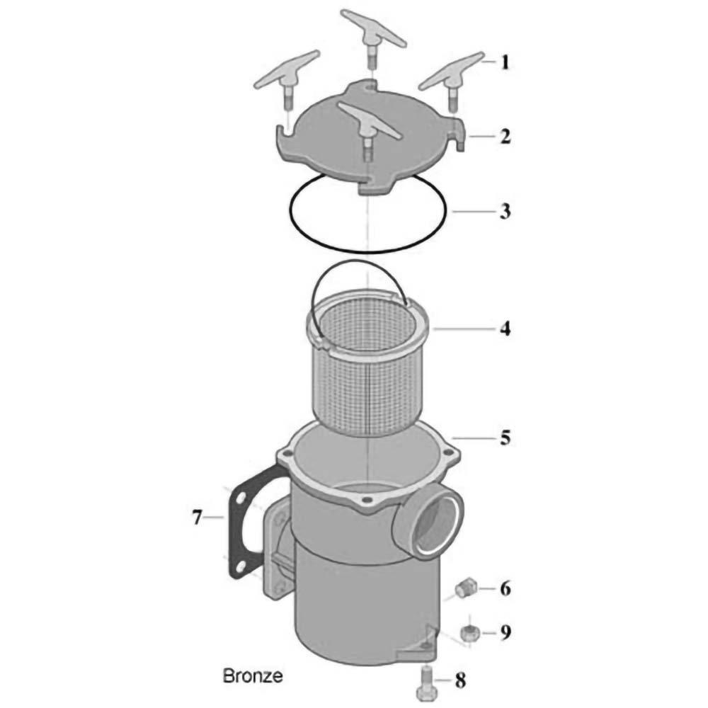 Sta-Rite Bronze Pump Hair  Lint Pot Pump